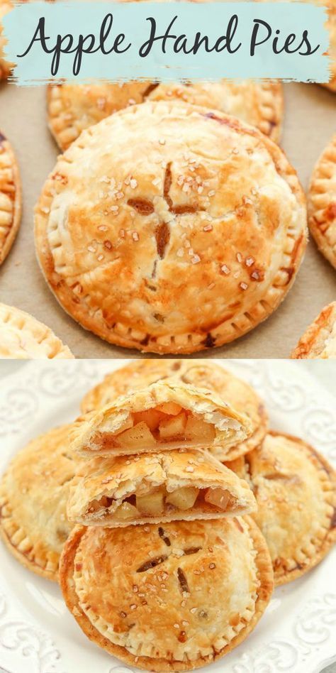 Pie Crust Dessert, Buttery Flaky Pie Crust, Live Well Bake Often, Store Bought Pie Crust, Hand Pie Recipes, Apple Hand Pies, Mini Apple Pies, Apple Pie Filling, Apple Dessert Recipes