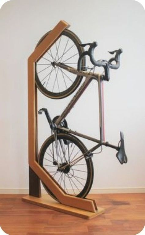 Japanese Bike, Bike Storage Apartment, Diy Bike Rack, Bike Storage Garage, Bike Storage Solutions, Bike Wall Mount, Bike Hanger, Wood Bike, Support Velo