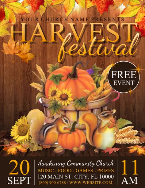 Fall Festival, Autumn Fest Event, Festival Event, Harvest, Fall Season, Festivities, Holiday, Pumpkin, Fall Events, Autumn Season, Event Flyer, Entertainment, Template, Flyers, Fall Designs, Graphic Designs, Church Harvest. Festival Template, Contest Ideas, Invert Colors, Designs Graphic, Fall Designs, Fall Fest, Crop Photo, Promotional Flyers, Fall Events