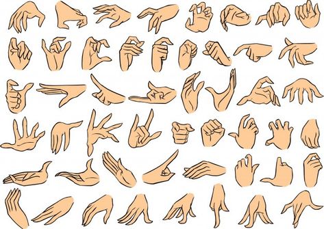 Female hand poses vol 2 Premium Vector | Premium Vector #Freepik #vector #hand #woman #cartoon #open Hand Poses, Easy Drawing Steps, Sketching Tips, Hand Gestures, Hand Drawing Reference, Doodle Ideas, Learn Drawing, Hand Reference, Anime Drawing