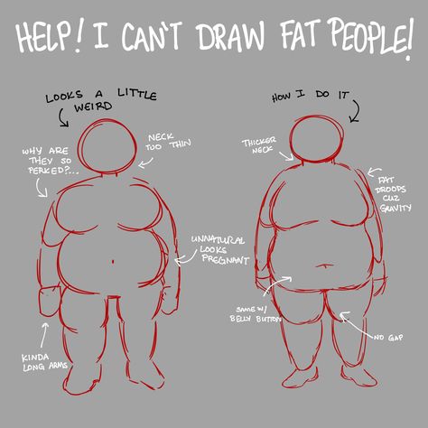 Chubby Drawing Base, Anatomy Tips, Gesture Drawing Poses, Body Type Drawing, Plus Size Art, Human Figure Drawing, Body Reference Drawing, Writing Art, Gesture Drawing