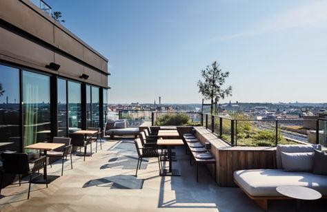 EQT Offices - Stockholm | Office Snapshots Roof Terrace Design, Small Office Design Interior, Rooftop Design, Rooftop Terrace Design, Office Photo, Rooftop Patio, Office Snapshots, Terrace Design, Rooftop Garden