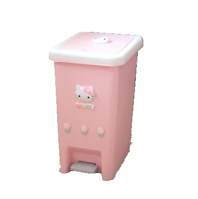 Hello Kitty Trash Can, Recycle Bin Icon Pink, Trash Bin Aesthetic, Pink Trash Can, Cute Trash Can, Bedroom Bin, Recycle Bin Icon, Bedroom Trash Can, Kitty Room