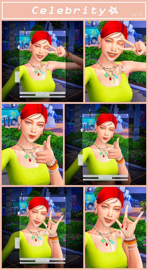 Sims4 Selfie Poses, Sims 4 Cc Celebrity, Sims 4 Selfie Poses, Sims 4 Celebrity Cc, Sims 4 Celebrity, Pose Mode, 4 Family, Sims 4 Family, Sims4 Cc