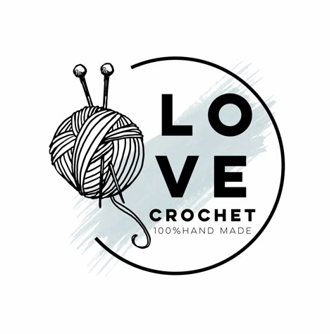 logo, Productos en crochet - gran amiga. Crochet Icons Logo, Crochet Logo Design Free, Crochet Logo Ideas, Crochet Logo Design Ideas, Crochet Logo Design, Handmade Logo Design, Ls Logo, Crochet Logo, Small Business Marketing Plan