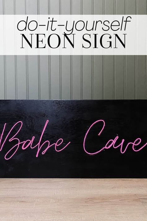 Diy Neon Sign Painting, Neon Sign Ideas Bedroom, Neon Sign On Wood, El Wire Diy, Diy Name Sign, El Wire Sign, Prom Planning, Diy Neon Sign, Cardboard Creations