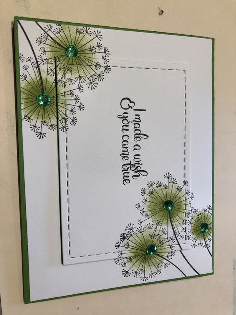 Dandelion Cards, Stampin Up Sympathy Cards, Tattered Lace Cards, Art & Craft Kit, Dandelion Wish, Cricut Cards, Wedding Anniversary Cards, Beautiful Handmade Cards, Special Cards