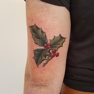 Holly Leaf Tattoo, Holly Tattoo, Leaf Tattoo, Branch Tattoo, Holly Leaf, Birth Flower, New Tattoos, Maple Leaf Tattoo, Flower Tattoo