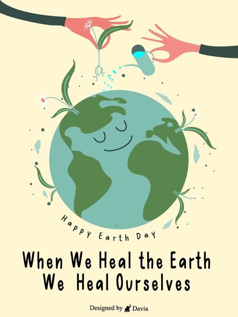 We need to care for her. We need to nurture her. We need to protect her. When we heal our beloved Earth, we can heal ourselves too. It is a journey for everyone as all of us call the Earth our home. Let’s do this! Heal The Earth Poster, Nurture The Nature Poster, Protect Earth Poster, Protect Environment Poster, Heal The World Art, World Environment Day 2023, Biology Homework, I Love Earth, We Love The Earth