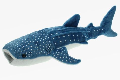 Whale Shark Plush, Shark Plush, Whale Shark, Stuffed Animal, Blue, White