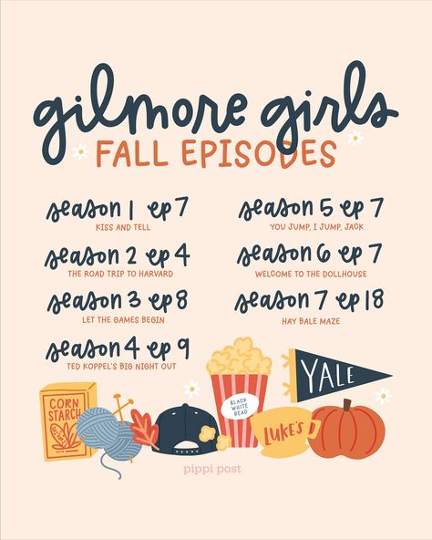 No one does fall better than Stars Hollow 🍁 If you’re starting your annual Gilmore Girls rewatch (🙋‍♀️🙋‍♀️🙋‍♀️) here’s 7 fall episodes to get you started!! Swipe to see what I’ll be wearing (and drinking!) all season long 👀👉 #gilmoregirlsfall #gilmoregirlsbinge #imanautumn #gilmoregirlsfan #gilmoregirlssweatshirt #honorarygilmoregirl #gilmoregirlsforever #starshollow #pippipost Gilmore Girls Thanksgiving Episodes, Gilmore Girls Fall Episodes, Fall Episodes, Gilmore Party Ideas, Gilmore Girls Decor, Gilmore Girls Sweatshirt, Gilmore Girls Episodes, Honorary Gilmore Girl, The Fall Movie