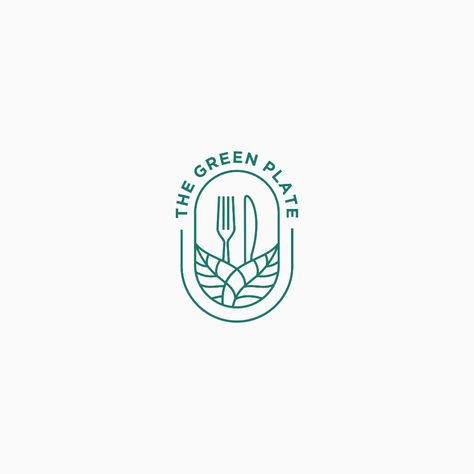 Logo Design Restaurant Food, Restaurants Logo Design, Organic Restaurant Logo, Minimalist Logo Design Food, Farm To Table Logo, Food Logos Design, Food Logo Design Ideas Creative, Restaurant Logos Design, Catering Logo Ideas