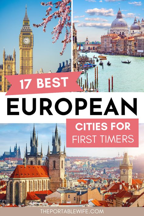 Best Time To Go To Europe, Bucket List Places To Travel Europe, 5 Day Trip Europe, Visiting Europe First Time, Best Places To Visit Europe, Europe Rail Itinerary, Epic Europe Trip, Places To Visit In Europe Bucket Lists, Planning A Europe Trip