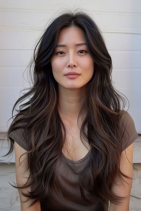 26 "Hush Cut" Ideas Prove It's The Layer Cut You've Always Wanted Wavy Layered Haircuts, Hush Cut, Wavy Layered Hair, Rachel Hair, Haircuts For Long Hair With Layers, Wavy Hairstyle, Hair Inspiration Long, Wavy Haircuts, Haircuts For Wavy Hair