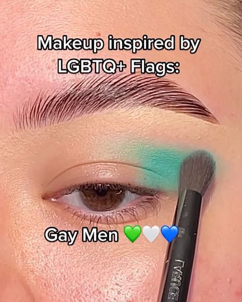 ☆•olivia•☆ on Instagram: “which flag do you want to see next?🏳️‍🌈 liner inspired by @the_brooksbrother 🦢 part 5 of my makeup inspired by LGBTQ+ flags #pridemonth…” Lgbtq Makeup, Makeup Inspired, Lgbtq Flags, Pride Flag, Makeup Inspiration, Flag, Makeup, On Instagram, Instagram