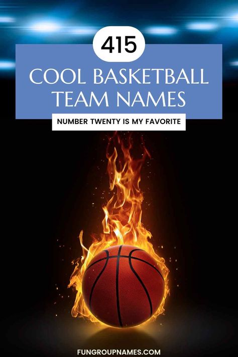 Discover over 415 cool basketball team names in our ultimate guide. Find the perfect name to reflect your team's style and spirit! Basketball Team Names Ideas, Cool Basketball, Basketball Coaching, Team Meaning, Fantasy Basketball, Powerful Names, Swat Team, Youth Basketball, Kids Basketball