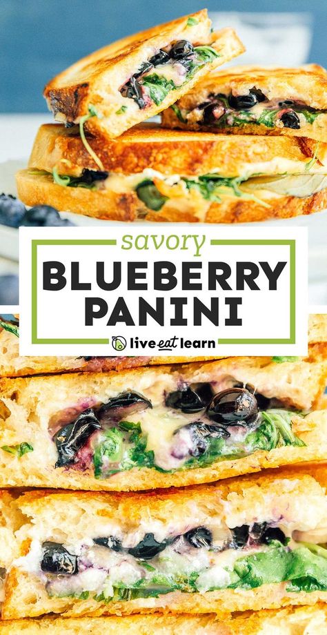 Blueberry Grilled Cheese, Best Vegetarian Sandwiches, Blueberry Goat Cheese, Cheese Panini, Cheese Game, Vegetarian Sandwich Recipes, Healthy Sandwich, Grilled Sandwiches, Lunch Meals