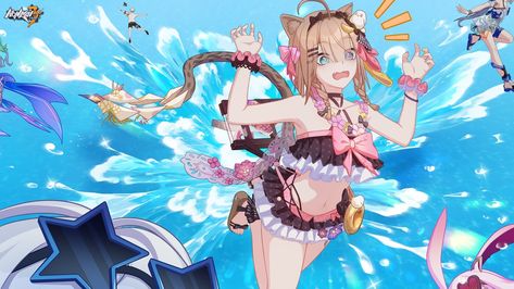 The Queen's Gambit, Honkai Impact 3rd, Summer Icon, Kawaii Core, Honkai Impact, Anime Dolls, Aesthetic Pastel Wallpaper, Anime Best Friends, Art Icon