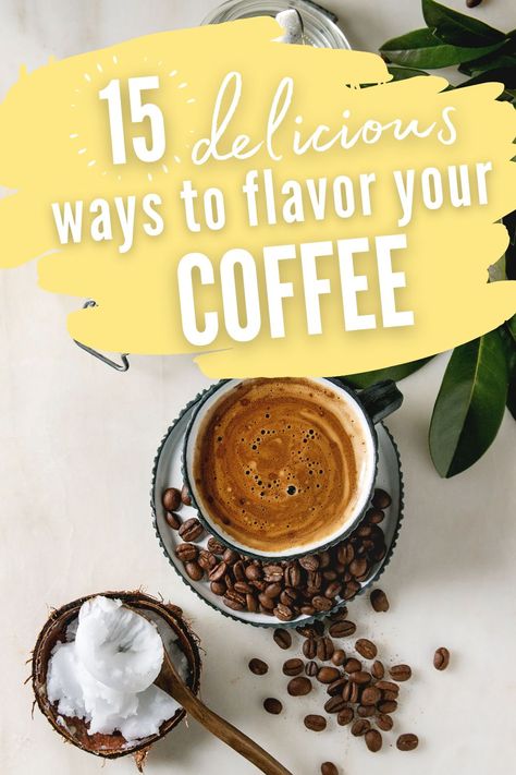 Diy Coffee Drinks, Nespresso Recipes, Ways To Make Coffee, Coffee Creamer Recipe, Creamer Recipe, Coffee Ingredients, Cheap Coffee, Homemade Coffee, Coffee At Home