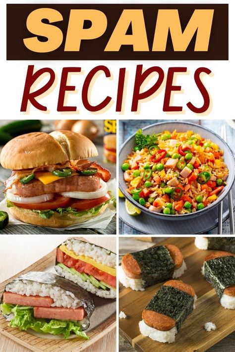 Try one of these easy Spam recipes if you need something meaty, quick, versatile, and surprisingly delicious. Trust me; they're spam-tastic! Teriyaki Spam Recipes, Spam Stir Fry Recipes, Keto Spam Recipe, Spam Lunch Ideas, Spam Recipes Dinners Easy, Hawaiian Spam Recipes, Spam Meals, Spam Fritters, Spam Recipes Dinners