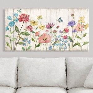 Rustic Farmhouse Wall Art | Antique Farmhouse Christmas Canvas, Floral Painting, Interior Designer, Art Sur Toile, Wood Art, Painting On Wood, Graphic Art Print, Painting Prints, Flower Painting