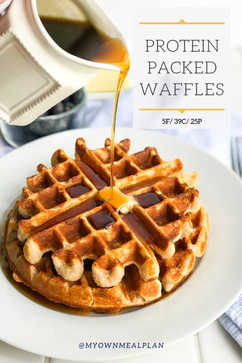 High Protein Kodiak Waffles, Best Protein Waffle Recipe, Kodiak Protein Waffles, Kodiak Waffle Recipe, Kodiak Waffles, Waffles Protein, Sweet Chaffles, Packing Dishes, Waffle Mix Recipes