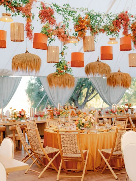 October Wedding Colors, Native Poppy, Deco Orange, The Flintstones, Reception Design, Sunset Wedding, Orange Wedding, Fall Wedding Colors, Wedding Color Palette