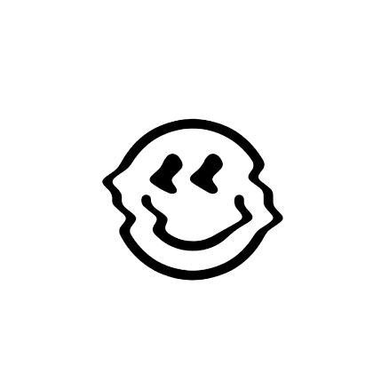 Smiley Face Tattoo Design, Warped Smiley Face Tattoo, Smiley Face Stencil, Smiley Tattoo Ideas, Smile Tatoos Ideas, Cool Smiley Faces, Trippy Smiley Face Tattoo, Smile Tattoo Design, Smile Tattoo Ideas