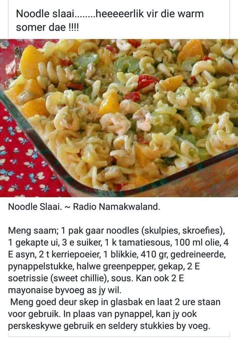 Salad Recipes South Africa, Thanksgiving Recipes Side Dishes Veggies, Vegetable Dishes Recipes, Cooking Recipes For Dinner, Noodle Salad Recipes, Tastemade Recipes, Thanksgiving Recipes Side Dishes, Beef Casserole Recipes, Best Salad Recipes