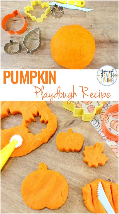 Pumpkin Playdough Recipe, Pumpkin Pie Playdough, Pumpkin Playdough, Pumpkin Play, Pumpkin Crafts Preschool, Preschool Pumpkin, The Best Pumpkin Pie, Pumpkins Preschool, Maluchy Montessori