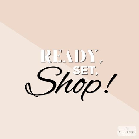 Are you ready for the ultimate shopping spree? Whether its for some retail therapy or to treat yourself, get ready to shop 'til you drop. With endless options at your fingertips, it's time to indulge in some online shopping at www.alluforu.com. #ReadySetShop #Shopaholic #OnlineShoppingAddict #alluforu Your Order Is Ready For Pick Up, New Shop Opening Quotes, Sale Quotes, Perfume Adverts, Online Shopping Quotes, Shopping Aesthetic, Clothing Store Interior, Open Quotes, Small Business Quotes