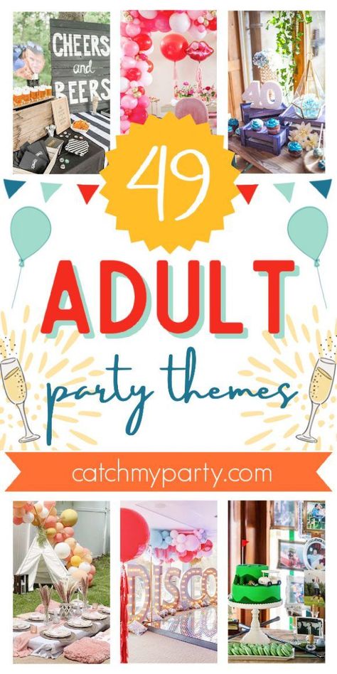 2023 Birthday Ideas, Simple Party Themes For Adults, Multiple Birthday Party Ideas, Woman Birthday Theme Ideas, 33 Party Birthday Ideas, Theme For Birthday Party For Women, Couple Theme Party Ideas, April Theme Party, Trending Party Themes 2023