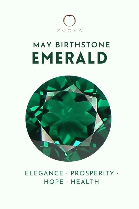 Gemstones Chart, Emerald Jewellery, Emerald Birthstone, Jewerly Designs, Gemstone Meanings, May Birthstone, Jewellery Ideas, Kawaii Design, Gemstone Jewellery