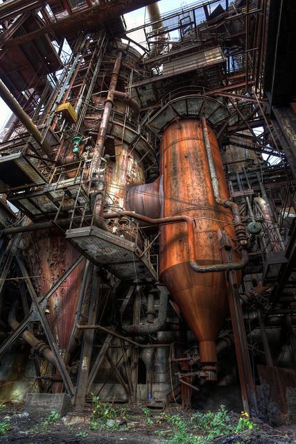 INDUSTRIAL SYRINGE by riverrat18, via Flickr....What the F!! #steampunk Abandoned Factory, Industrial Architecture, Old Factory, Industrial Photography, Steampunk Art, Industrial Art, Industrial Buildings, Abandoned Buildings, Back To Nature