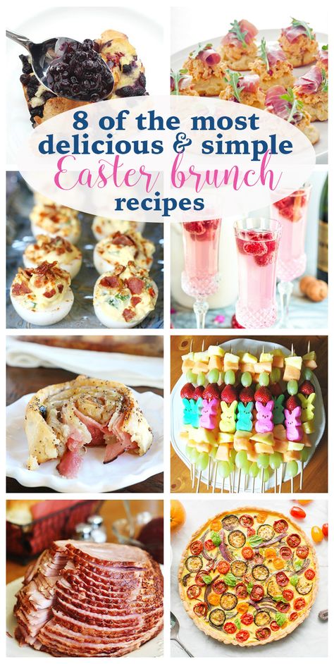 Brunch is the best meal of the day. Easter brunch is even better. If you are looking for Easter brunch recipes that delicious and simple, you'll love this inspirational post. It's full of all the recipes I want to try this year.  8 of the Most Delicious & Simple Easter Brunch Recipes http://eatdrinkandsavemoney.com/2017/03/27/8-of-the-most-delicious-simple-easter-brunch-recipes/ Easter Brunch Treats, Easter Brunch Recipes, Easy Easter Brunch, Food Easter, Easter Brunch Menu, Easter Appetizers, Easter Dishes, Easter Lunch, Easter Breakfast