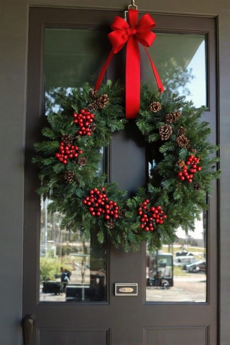 If you are looking for Simple Ways to Hang a Wreath on your glass door with a festive touch, learning how to make a beautiful Christmas wreath is the first step. A Christmas wreath is a timeless and classic decoration that instantly adds holiday cheer to any space. Here’s how you can craft your own […] How To Hang Wreaths On Windows, Front Entrance Decor, Fall Bathroom Decor Ideas, Glass Storm Doors, Fall Apartment Decor, Classic Decoration, Halloween Bedroom Decor, Metal Front Door, Fall Fireplace