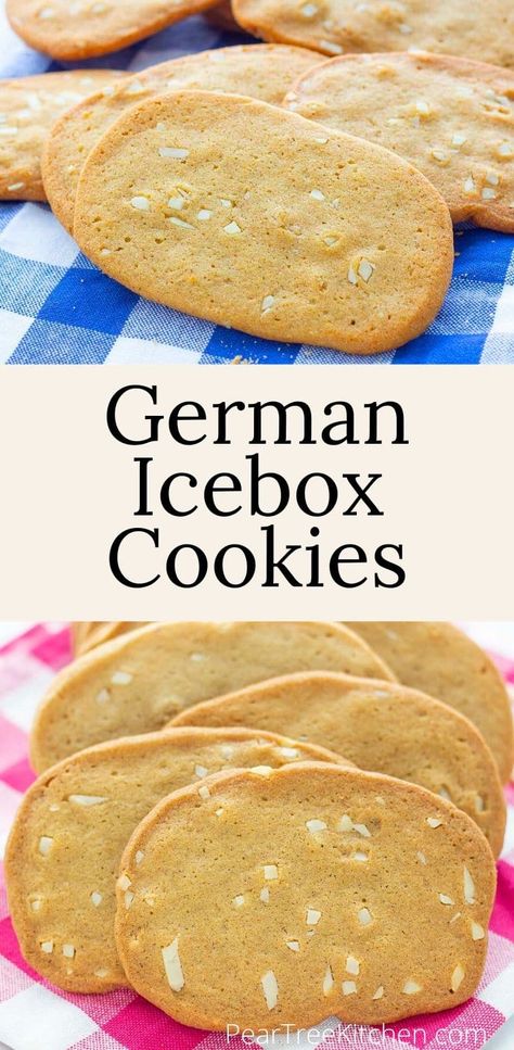 Chocolate Ice Box Cookies, Ice Box Cookies Old Fashioned, Austrian Cookies, Refrigerator Cookies Recipes, Ice Box Cookies, Icebox Cookie Recipe, Freezer Cookies, Refrigerator Cookies, Box Cookies