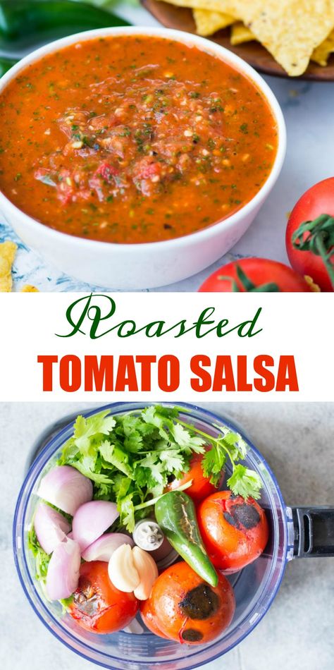 Fresh Spicy Salsa Recipe, Salsa Recipe Roasted Tomatoes, Jalapeno Tomato Salsa, Salsa Not Spicy, Roasting Tomatoes For Salsa, Homemade Salsa With Cherry Tomatoes, Roasted Salsa Recipe With Fresh Tomatoes, Salsa Fresh Tomatoes, Garden Tomato Salsa