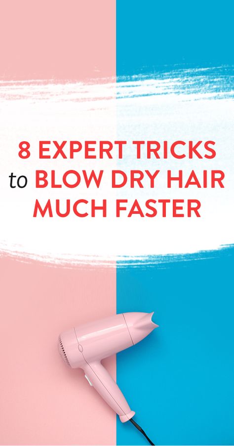 8 Expert Tricks to Blow Dry Hair Much Faster Dry Gray Hair, Blow Dry Hair Straight, Tips For Thick Hair, Dark Patches On Skin, Dry Long Hair, Longer Hair Faster, Beauty Tips In Urdu, Dry Hair Care, Hair Shears