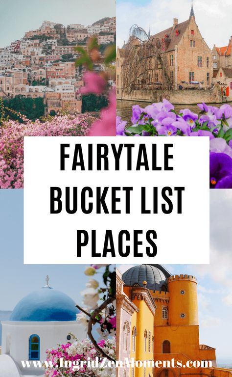 Need some fairytale bucket list destinations to look forward to for the future? Looking for some travel goals inspiration? Here are my bucket list destinations that must be seen at least once! Bucket List Places, Europe Bucket List, Travel Inspiration Destinations, Goals Inspiration, Us Travel Destinations, Amsterdam Travel, Beautiful Travel Destinations, Bucket List Destinations, Top Travel Destinations