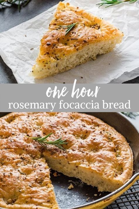 Essen, Easiest Homemade Bread, Easy Focaccia Bread, Easy Focaccia Bread Recipe, Rosemary Focaccia Bread, Foccacia Recipe, Easy Focaccia, Homemade Focaccia Bread, Rosemary Focaccia