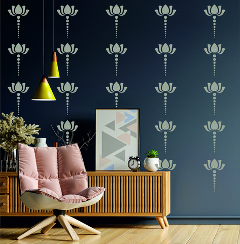 Wall Stencil Stencil Designs Wall Living Room, Asian Paint Design, Living Room Designs India, Room Color Combination, Wall Color Combination, Indian Bedroom Decor, Living Room Wall Color, House Wall Design, Room Wall Colors