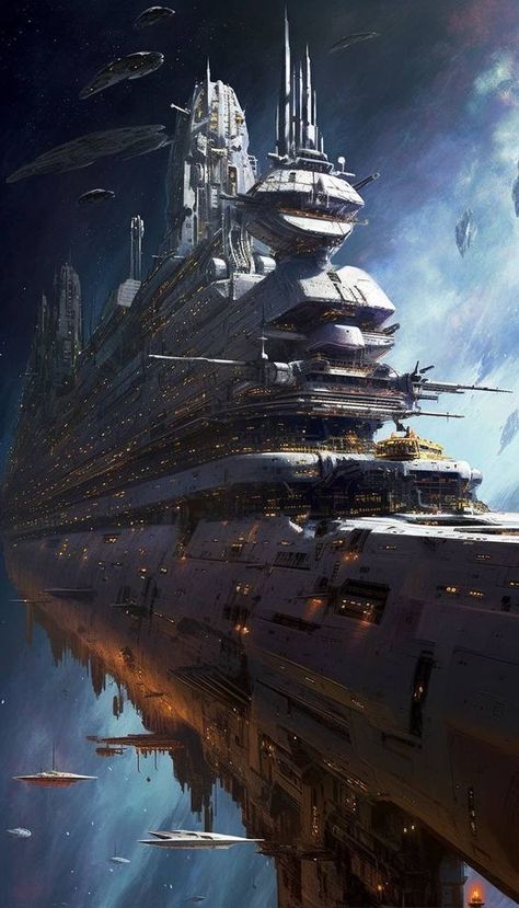 SCI FI AND SPACE ARTS... | SUPER SPACE CRUISER... Sci Fi Landscape, Art Geek, Space Ships Concept, Science Fiction Artwork, Space Ship Concept Art, Sci Fi City, Sci Fi Environment, Sci Fi Ships, Space Fantasy