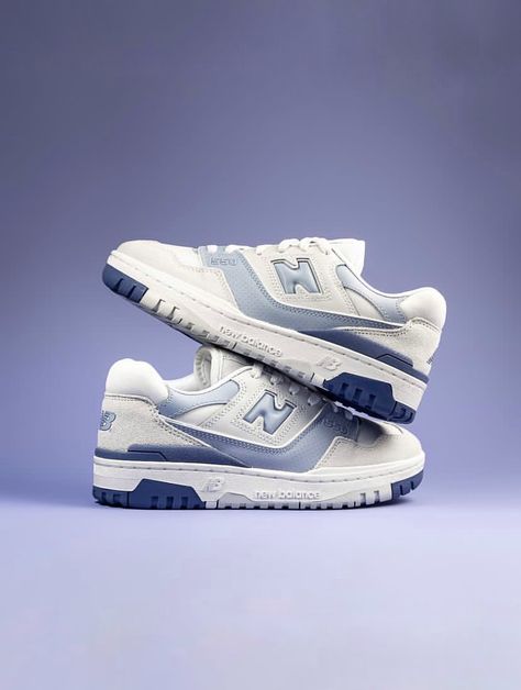 New Balance 550 Blue Haze, New Balance 550 Colors, Aesthetic New Balance 550, New Balancr, Sepatu Nb, New Balance Shoes 550, New Balance 550 Blue, Aesthetic Shoes Sneakers, Blue New Balance Shoes