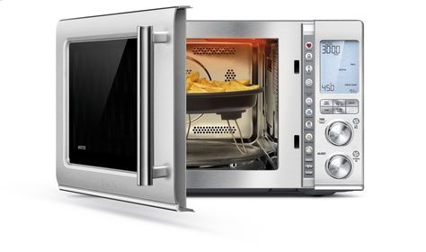 The Scoop on the NEW! Breville Combi Wave 3-in-1 Microwave - Sarah Scoop Reheat Pizza, Microwave Convection Oven, Appliances Online, Microwave Cooking, Woks, Steel House, Convection Oven, Air Frying, Roast Chicken