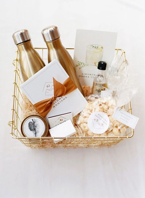 kaitlin jeremy wedding welcome basket Lavender Pillow Spray, Welcome Basket, Welcome Baskets, Săpunuri Handmade, Wifi Sign, Local Gifts, Wedding Welcome Bags, Guest Gifts, Martha Stewart Weddings