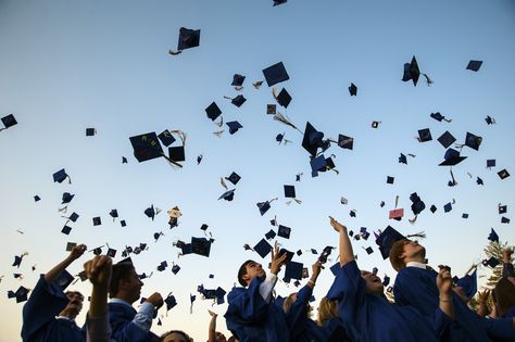 "Your high school graduation is a big deal. It marks the end of your high school career. Your hard work has paid off, and now you are on to better things. It’s really a symbol of moving on and looking forward." University Degree, Senior Year Of High School, After High School, College Classes, Graduation Photography, Graduation Ceremony, High School Graduation, Graduate School, Graduation Pictures