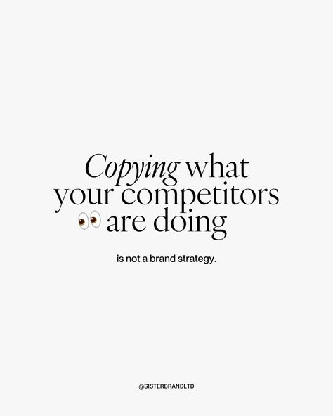 I'm going to hold you accountable... 👀⁠ ⁠ You can't keep:⁠ ⁠ 1. Throwing shit at the wall to see what sticks⁠ 2. Copying what your competitors are doing⁠ 3. Scrolling the internet looking for content ideas⁠ 4. Winging it and seeing what happens⁠ ⁠ And I promise 🤞🏼 I am saying this because I want your brand to thrive and not just survive. ⁠ ⁠ These behaviours are tell-tale signs of a brand that doesn’t have a brand strategy. Because if you did then you would be:⁠ ⁠ - Creating content that you ... Branding Checklist, Branding Content, Minimalism Design, Branding Strategy, 2024 Design, Brand Strategist, Creating Content, Content Ideas, Branding Agency