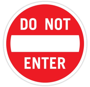 The classic Do Not Enter sign. • Also buy this artwork on stickers. Street Sign Decor, Do Not Enter Sign, Sticker Inspiration, Traffic Sign, Do Not Enter, Traffic Signs, Vinyl Wall Stickers, Window Wall, Free Vector Graphics