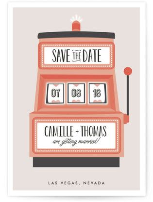 Las Vegas, Thomas Name, Lucky In Love, La Wedding, Vegas Wedding, Modern Holiday Card, Las Vegas Nevada, Indie Design, Save The Date Cards